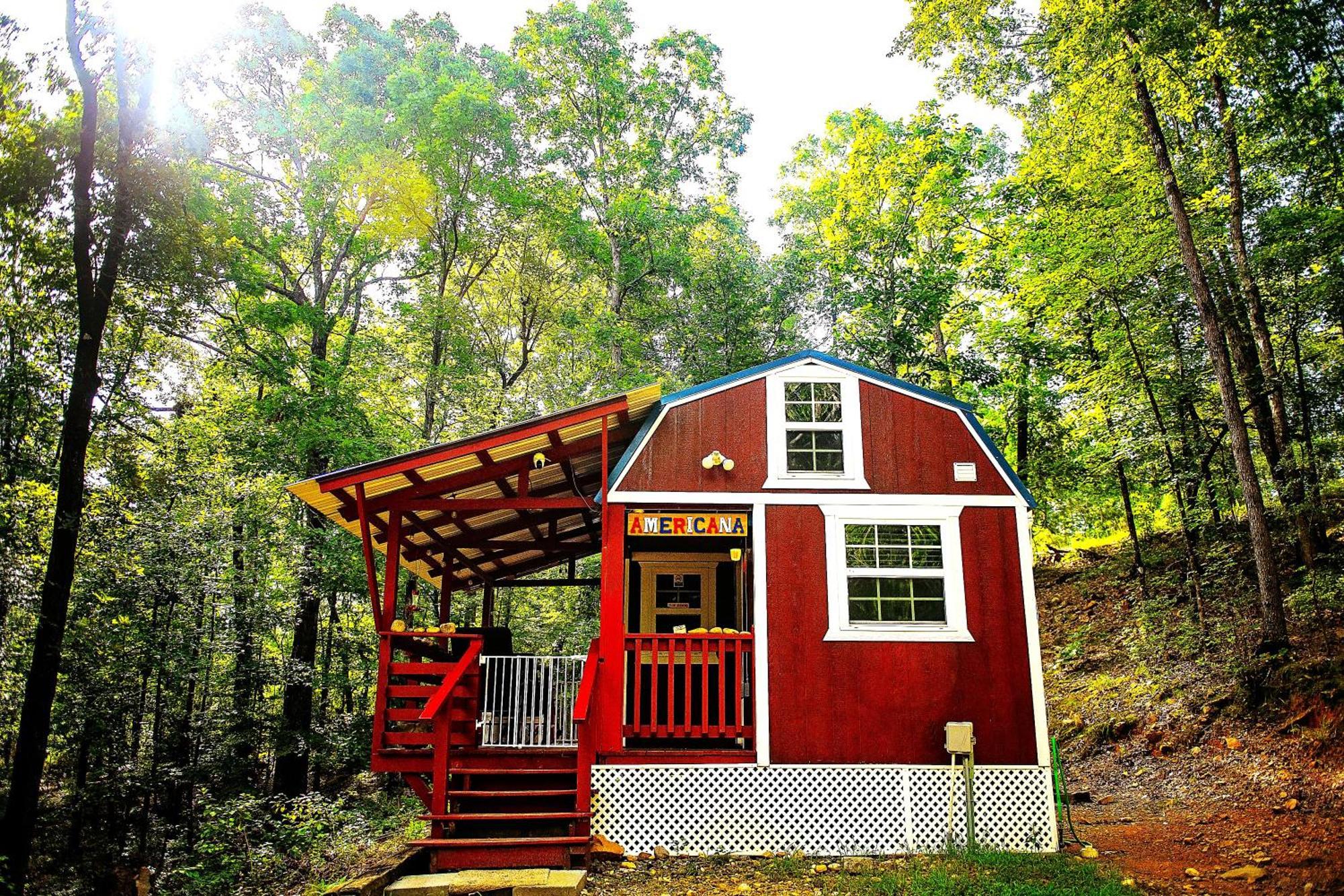 The Americana - Parker Creek Bend Cabins Murfreesboro Eksteriør billede