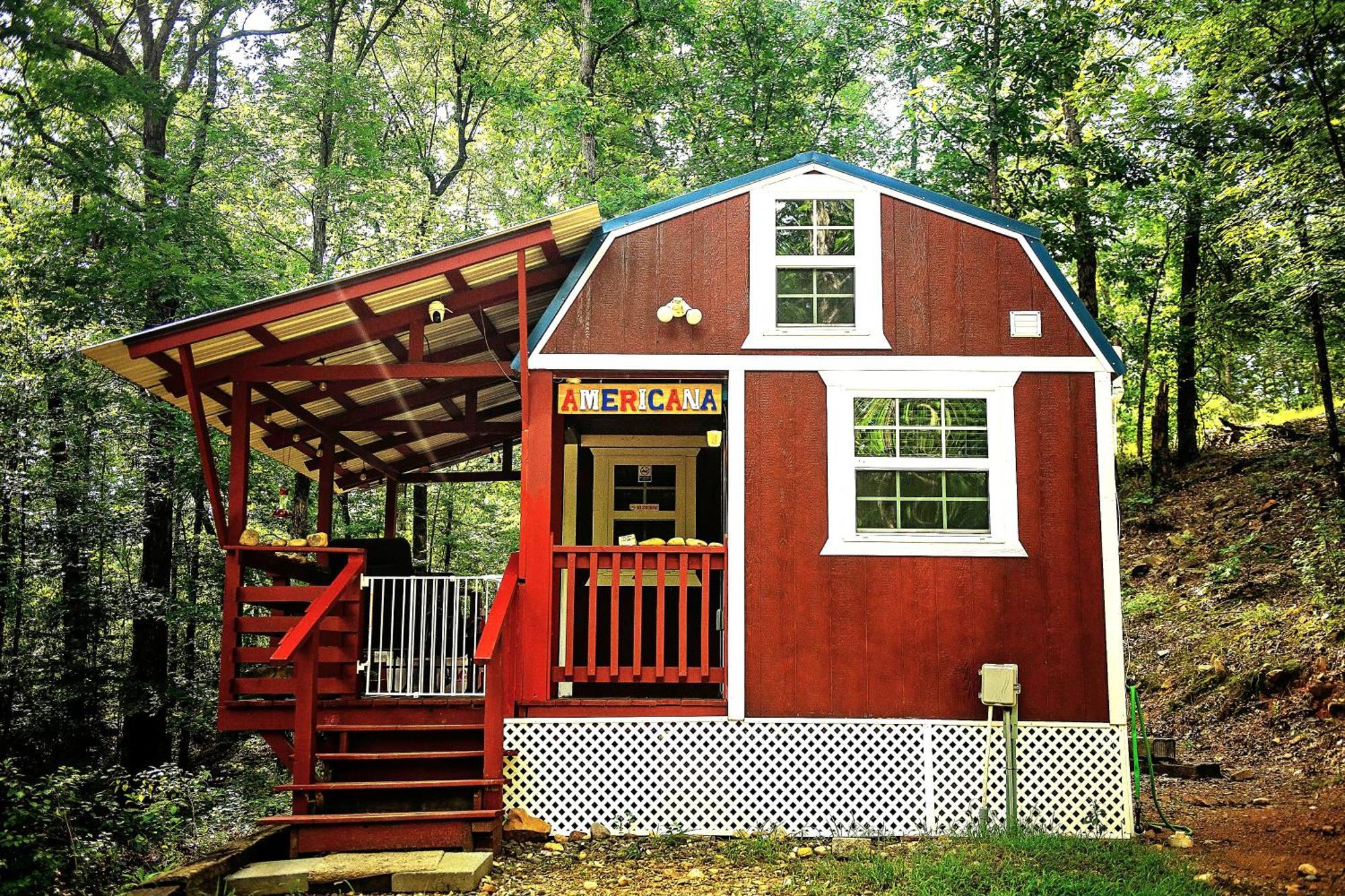 The Americana - Parker Creek Bend Cabins Murfreesboro Eksteriør billede