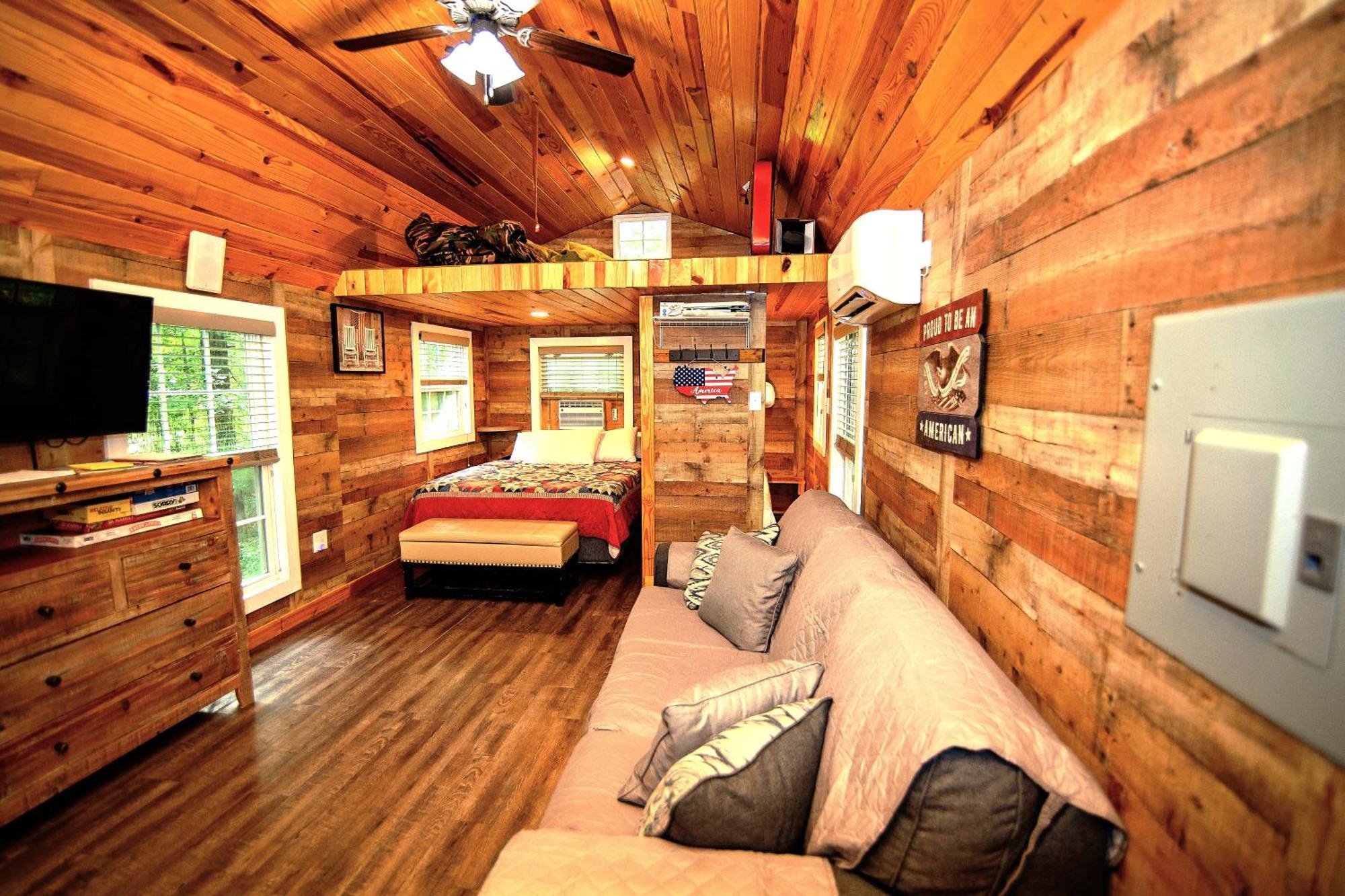 The Americana - Parker Creek Bend Cabins Murfreesboro Eksteriør billede